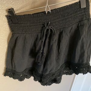 Crochet bottom shorts